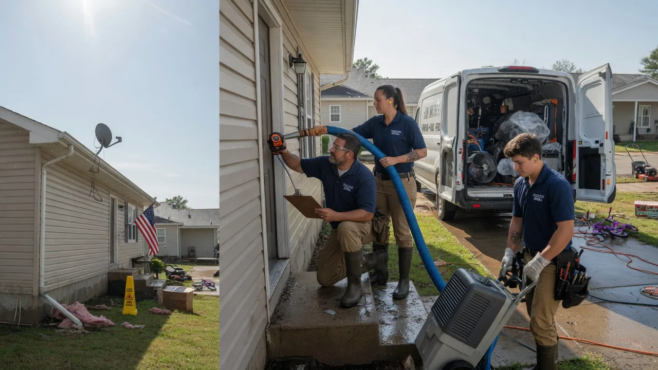 Ceiling Water Damage Restoration in Labadie, MO near me