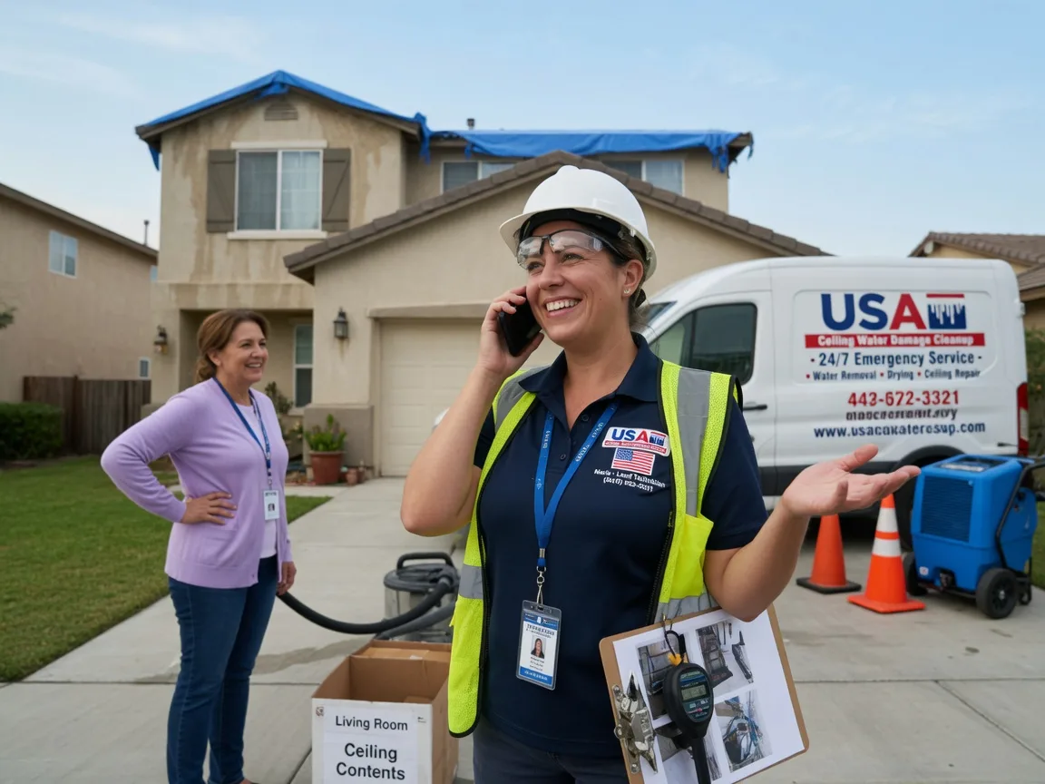 Ceiling Water Damage Restoration Labadie, MO FAQs